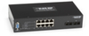Hardened Managed Ethernet Switch, 8-Port 10/100BASE-TX + 2-Port 100BASE-FX SC Single-Mode (20 km) - LEH808-2SMSC20 - Visual Sound, Inc.