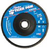 Weiler Tiger Paw Type 27 Non-Woven Zirconium Flap Disc - Coarse Grade - 7 in Diameter - 7/8 in Center Hole - 51170 - 012382-51170 - R. S. Hughes Company, Inc.