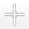 Cross Connector, Barbed - 97355 - Qosina Corp.