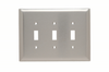 Toggle Switch Wall Plate, Three Gang - SSO3 - Legrand