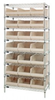 Bins & Systems - Stackable Shelf Bins - Wire Shelving Systems - WR8-465 - Quantum Storage Systems