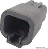 Automotive Housing, Rcpt, 4Pos, 25A; Product Range Deutsch Te Connectivity - 84Y5780 - Newark, An Avnet Company