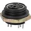 6-pole, Socket, PCB terminals, DIN Plug/Socket - 4850.2600 - SCHURTER Inc