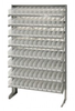Bins & Systems - Clear-View Bins - Economy Shelf Bins - Sloped Shelving - Single Sided Pick Racks - QPRS-100CL - Image