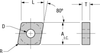 80° Ceramic Diamond Insert - CNGA-653 - Greenleaf Corporation