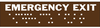 Braille (ADA) Sign - 70167 - Brady Corporation