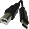 Usb Cable, 3.1 C Plug-2.0 B Plug, 1M; Connector To Connector Videk - 84AC3672 - Newark, An Avnet Company