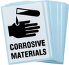 Brady Hazardous Material Label - Printed Text = CORROSIVE - LH612E - 754473-45862 - R. S. Hughes Company, Inc.