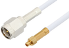 SMA Male to MMCX Plug Cable 12 Inch Length Using RG188 Coax, RoHS - PE34887LF-12 - Pasternack
