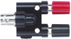 Adaptor, Binding Post-Bnc Rcpt , Blk/red; Inter Series Connector A Pomona - 58T2919 - Newark, An Avnet Company