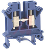 UK 6 N Blue IEC Screw Clamp Terminal Block - 26-8 AWG -- 70169375