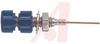 Pin Jack; Blue; 3 A; 1500 V (RMS); Polycarbonate; Nickel Plated Brass; 115 degC - 70198185 - Allied Electronics, Inc.