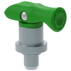 Spring Loaded Plunger, Press-in, Small Size, With hold-open feature, , Green - 56-461-014 - Southco