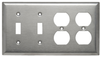 Combination Openings, 2 Toggle Switch & 2 Duplex Receptacle -- SS282 - Image
