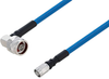 Plenum N Male Right Angle to NEX10 Male Low PIM Cable 24 Inch Length Using SPP-250-LLPL Coax Using Times Microwave Parts - PE3C6257-24 - Pasternack