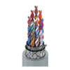 RS-232/422 Low Cap, #24-12.5pr, FPO, O/A Foil+Braid, PVC Jkt, CMG, 100Ω -- 8112 - Image