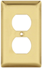 Duplex Receptacle Openings, One Gang, Polished Brass - SB8PB - Legrand