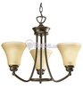 Three-Light Chandelier Fixture - P4481-20 - bulbs.com