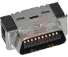 .050 Mini D Ribbon (MDR) 20 Pos. IDC Wiremount Plug-Shielded - 70114229 - Allied Electronics, Inc.
