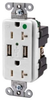 Combination Switch/Receptacle - USB8300C5W - Hubbell Incorporated