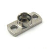 SMP Male (Plug) Full Detent Shroud 2 Hole Flange (Panel Mount), Passivated Stainless Steel Body, Length 0.165 In - SC5302 - Fairview Microwave Inc.