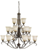31382-829 Large Chandeliers-Glass Shade - 478564 - Capital Lighting, Inc.