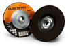 3M Cubitron II Ceramic Aluminum Oxide Cut & Grind Wheel - 36 Grit Very Coarse - 4 1/2 in Diameter - Thickness 1/8 in - Quick Change Hub - 28762 -- 051141-28762 - Image