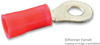 Terminal, Ring Tongue, #6, Crimp, Red; Stud Size - Metric Amp - Te Connectivity - 66H7041 - Newark, An Avnet Company