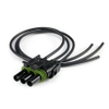 Aptiv 12015793 Female 3-Contact Tower Half Weather-Pack Connector with 10