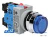 IDEC Pushbutton Illuminated - AOLW29911D-G-240V - Galco Industrial Electronics