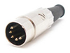 DIN (5 PIN 180 DEGREE METAL)