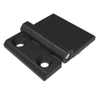 Surface Mount Hinge, 50 mm size, with Mounting CSK Holes and Stud Mount, Zinc Alloy, Black Powder coated - EH-DHFM-5032-SH - Southco