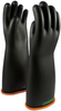 PIP Novax 155-3-18 Black/Orange 9 Rubber Full Fingered Work & General Purpose Gloves - Uncoated - Smooth Finish - 18 in Length - 616314-64487 - 616314-64487 - R. S. Hughes Company, Inc.