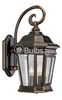 Two-Light Outdoor Wall Lantern - P5671-108 - bulbs.com