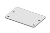 BPM Metal / Stainless Steel Blank Plates- For Screw Assembly / IP66 - 42023 - icotek Corp