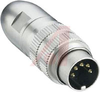 connector,circular din,male locking plug w/shielding,7 contact,ip68 watertight - 70151290 - Allied Electronics, Inc.