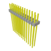 Headers, Male Pins - 612-MTSW-113-13-G-D-210-ND - DigiKey