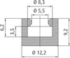 Vacuum Cups with Connection Compatible with Machines Manufactured by Mueller-Martini - 77.101 - FIPA Inc.