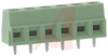 Block, Terminal; 13.5 A; 250 V; 5 mm; 26 to 16 AWG; 6; Screw; Solder; 4 kV; PA - 70054379 - Allied Electronics, Inc.