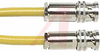 Cable; 36 in.; 20 AWG; Triaxial Conductors; Non Booted; Yellow; UL Listed -- 70198275