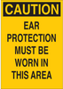 Brady B-555 Aluminum Rectangle Yellow Personal Protection Equipment (PPE) Sign - 7 in Width x 10 in Height - TEXT: CAUTION - 43033 - 754476-43033 - R. S. Hughes Company, Inc.