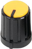 Round Knurled Dial Knob, 6Mm; Shaft Type Multicomp - 10M7582 - Newark, An Avnet Company