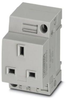 Mains Socket, 2P+E, 13A, 250V, Din Rail Rohs Compliant Phoenix Contact - 62AJ3973 - Newark, An Avnet Company