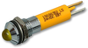 Led Panel Mount Indicator, Satin Chrome Bezel, Yellow, 8 Mm, 24 V, 17 Ma, 1.1 Cd, Ip67 Rohs Compliant Cml Innovative Technologies - 23M8466 - Newark, An Avnet Company