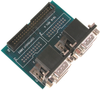 Terminal Block – IDC40 to (4) DB9 Male Connectors – for 354x Multi-Port Interface Adapters -- TB10 - Image