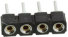 Sip Socket, 4Pos, 2.54Mm, Through Hole; No. Of Contacts Mill Max -- 57AC0142