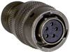 Circular Connector Plug, Size 10, 5Pos, Cable; Product Range Amphenol Industrial - 81J7455 - Newark, An Avnet Company