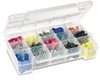 Akro-Mils Clear Industrial Grade Polymer Storage Case - 8 5/8 in Overall Length - 5 1/8 in Width - 1 5/8 in Height - Tray Not Included - 05705 - 05705 - R. S. Hughes Company, Inc.