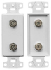 Datacommunication Face Plate with Jack - NS782W - Hubbell Incorporated