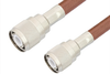 HN Male to HN Male Cable 12 Inch Length Using RG393 Coax, RoHS - PE3340LF-12 - Pasternack